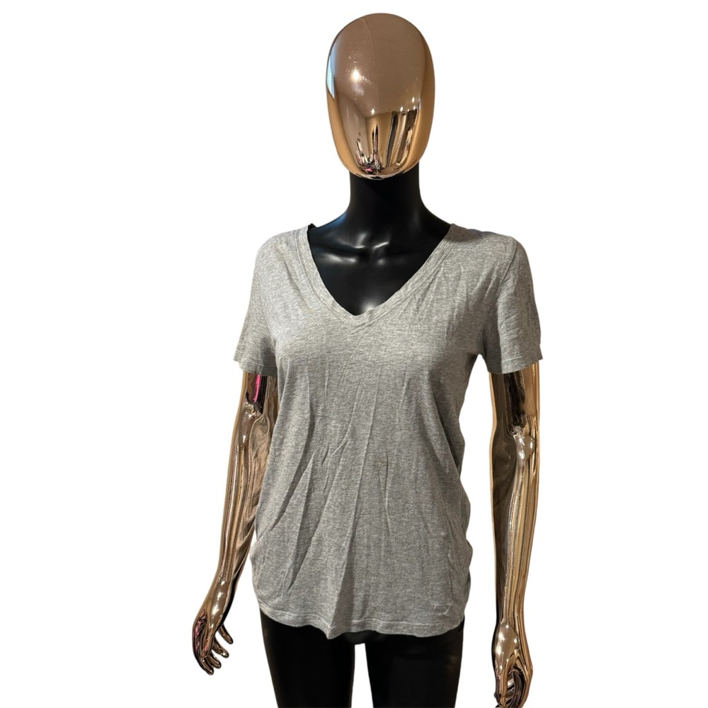 PINK Victoria Secret Grey V Cut Top